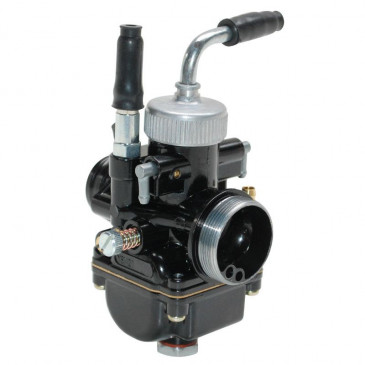 CARBURATEUR 50 A BOITE P2R TYPE PHBG RACING NOIR MONTAGE SOUPLE DIAM 21 mm AVEC DEPRESSION + GRAISSAGE + CUVE ALU 3700948050026