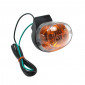 TURN SIGNAL FOR SCOOT MBK 50 BOOSTER 2004>/YAMAHA 50 BWS 2004>/KEEWAY 50 HURRICANE, FOCUS FRONT/LEFT TRANSPARENT -CEE APPROVED- (81100-B20T0-01) -SELECTION P2R- 8430525079885
