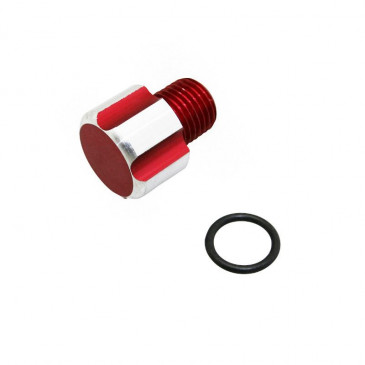 OIL CAP FOR 50cc MOTORBIKE MINARELLI 50 AM6/MBK 50 X-POWER/ X-LIMIT/YAMAHA 50 TZR/ DTR/PEUGEOT 50 XPS/ XR6/RIEJU 50 RS1/ SMX/BETA 50 RR/APRILIA 50 RS -(REPLAY)- RED-