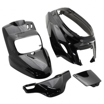 FAIRINGS/BODY PARTS FOR MBK 50 BOOSTER 2004>/YAMAHA 50 BWS 2004> BLACK GLOSS (4 PARTS KIT) 3700948067338