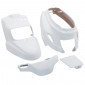 FAIRINGS/BODY PARTS FOR SCOOT MBK 50 BOOSTER 2004>/YAMAHA 50 BWS 2004> WHITE GLOSS (4 PARTS KIT)