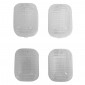 LENS FOR FLASHER FOR SCOOT PEUGEOT 50 TREKKER, SQUAB, TKR FRONT+REAR TRANSPARENT (x4) -REPLAY- 3700948031193