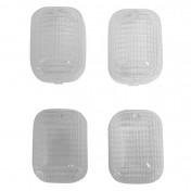 CABOCHON CLIGNOTANT SCOOT ADAPTABLE PEUGEOT 50 TREKKER, SQUAB, TKR AV+AR TRANSPARENT (x4) -REPLAY- 3700948031193