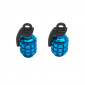 VALVE CAP-SCHRADER - REPLAY "GRENADE" BLUE (PAIR)