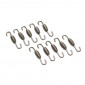 SPRING FOR EXHAUST L50mm STAINLESS Ø 1,6mm (ROTATING HOOK - SOLD PER 10)