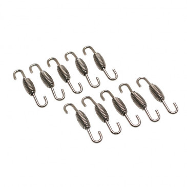 SPRING FOR EXHAUST L50mm STAINLESS Ø 1,6mm (ROTATING HOOK - SOLD PER 10) 3700948038215