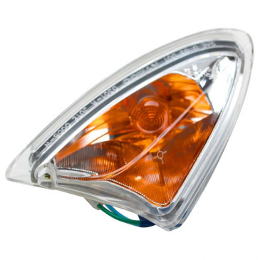 TURN SIGNAL FOR MAXISCOOTER KYMCO 125-250 GRAND DINK 2001>2004 FRONT/RIGHT TRANSPARENT -CEE APPROVED- (33400-KKC4-9000) -SELECTION P2R-