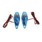 DECORATIVE LIGHTNING REPLAY "WATER DROP" WING TRANSPARENT/BLUE - WITH ORANGE BULB(L 62mm / H 23mm / W 18mm) (PAIR) ** 3700948034026