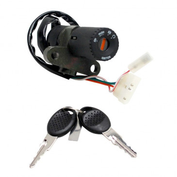 IGNITION SWITCH FOR 50cc MOTORBIKE PEUGEOT 50 XR6 2000>/GILERA 50 SMT 2007>, RCR 2007> (ALONE) -SELECTION P2R- 8430525091337