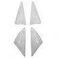 LENS FOR FLASHER FOR SCOOT PEUGEOT 50 SPEEDFIGHT 2 FRONT+REAR TRANSPARENT (x4) -REPLAY 3700948031179