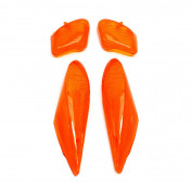 CABOCHON CLIGNOTANT SCOOT ADAPTABLE MBK 50 BOOSTER NG 1995>1998/YAMAHA 50 BWS NG 1995>1998 AV+AR ORANGE (x4) -REPLAY- 3700948031032