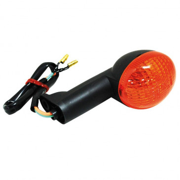 TURN SIGNAL FOR SCOOT PEUGEOT 50 LUDIX ORANGE/BLACK FRONT/RIGHT + REAR/LEFT -CEE APPROVED- (747567) -SELECTION P2R-