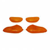 CABOCHON CLIGNOTANT SCOOT ADAPTABLE GILERA 50 STALKER AV+AR 1997>2000 ORANGE (x4) -REPLAY- 3700948030998