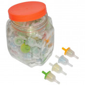 FUEL FILTER CIRCULAR Ø 6 mm (60 PARTS KIT, SEVERAL DIFFERENT COLORS) 3700948051498