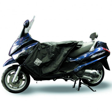 TABLIER COUVRE JAMBE TUCANO POUR PIAGGIO 125 X-EVO, 125 X8, 400 X-EVO, 400 X8 (R045-x) (TERMOSCUD) (SYSTEME ANTI-FLOTTEMENT SGAS) 8026492104196