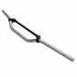 GUIDON 50 A BOITE REPLAY CROSS ALU DIAM 22,2mm L810mm H105mm AVEC BARRE DE RENFORT ARGENT 3700948036402