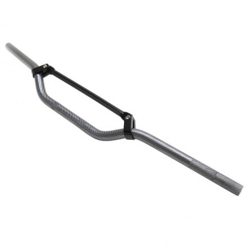 GUIDON 50 A BOITE REPLAY CROSS ALU DIAM 22,2mm L810mm H105mm AVEC BARRE DE RENFORT CARBONE 3700948036433
