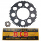 CHAIN AND SPROCKET KIT FOR DERBI 50 SENDA DRD RACING 2006>2011/BULTACO 50 ASTRO, LOBITO 1999>2002 420 11x53 (BORE Ø 102mm) (OEM SPECIFICATION) -DID-