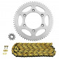 CHAIN AND SPROCKET KIT FOR CPI 50 SM, XS 2006>2009 420 11x62 (BORE Ø 110mm) (OEM SPECIFICATION) -AFAM-