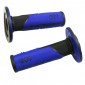 GRIP- PROGRIP OFF ROAD 801 DUAL DENSITY BASE BLACK/BLUE 115mm (PAIR) (CROSS/MX)