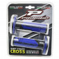 GRIP- PROGRIP OFF ROAD 801 DUAL DENSITY BASE BLACK/BLUE 115mm (PAIR) (CROSS/MX) 0801766033048