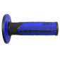 GRIP- PROGRIP OFF ROAD 801 DUAL DENSITY BASE BLACK/BLUE 115mm (PAIR) (CROSS/MX) 0801766033048