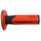 GRIP- PROGRIP OFF ROAD 801 DUAL DENSITY BASE BLACK/RED 115mm (PAIR) (CROSS/MX) 0801766033994