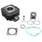CYLINDRE SCOOT ADAPTABLE PEUGEOT 50 TKR, TREKKER, SPEEDFIGHT AIR, VIVACITY, BUXY, SQUAB, ZENITH, ELYSEO -P2R FONTE AVEC PISTON GRAPHITE- 3700948020746