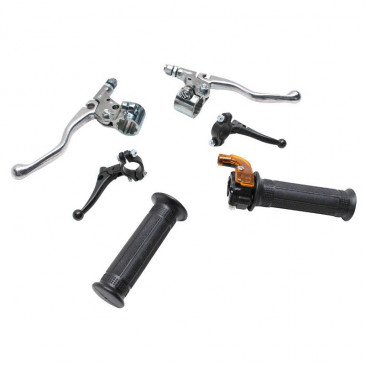 GAS HANDLE+LEVERS - KIT FOR MOPED- TARGA MINI ECO- SELECTION P2R-