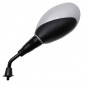 RETROVISEUR ADAPTABLE KEEWAY 50 FOCUS, HURRICANE, 125 F-ACT, FOCUS / MBK 125 DOODO / YAMAHA 125 TEOS GRIS/NOIR GAUCHE M8/125 (HOMOLOGUE CE) -VICMA- 8430525039520