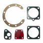 COMPLETE GASKET SET - FOR SOLEX (5 GASKETS SET+ RED DIAPHRAGM) -SELECTION P2R-