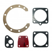 COMPLETE GASKET SET - FOR SOLEX (5 GASKETS SET+ RED DIAPHRAGM) -SELECTION P2R- 3701213409907