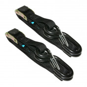 CARRYING STRAP FOR MOTORCYCLE WITH 2 HOOKS+RETAINING LATCH 25mm x 2,00M (TRACTION RESISTANCE 230Kg) (SOLD PER PAIR)