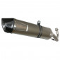 EXHAUST FOR MAXISCOOTER LEOVINCE SBK LV ONE EVO- STAINLESS STEEL- SBK FOR GILERA 800 GP 2008>/APRILIA 850 SRV 2012> (REF 8565) (CEE APPROVED) 3700948149454