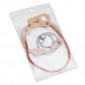 GASKET SET FOR CYLINDER KIT ARTEK K2 ALU FOR MINARELLI 50 AM6/MBK 50 X-POWER, X-LIMIT/YAMAHA 50 TZR, DTR/PEUGEOT 50 XPS/RIEJU 50 RS1/BETA 50 RR/APRILIA 50 RS 1995>2005 - 8434829008336