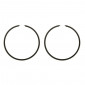 PISTON RING FOR 50CC MOTORBIKE ARTEK K1 CAST IRON FOR MINARELLI 50 AM6/MBK 50 X-POWER, X-LIMIT/YAMAHA 50 TZR, DTR/PEUGEOT 50 XPS/RIEJU 50 RS1/BETA 50 RR/APRILIA 50 RS 1995>2005 - PAIR 3700948003909