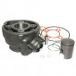 CYLINDRE 50 A BOITE ADAPTABLE MINARELLI 50 AM6 2000>/MBK 50 X-POWER, X-LIMIT/YAMAHA 50 TZR, DTR/PEUGEOT 50 XPS/RIEJU 50 RS1/BETA 50 RR/APRILIA 50 RS 2000>2005 -P2R FONTE AVEC PISTON GRAPHITE- 3700948020395