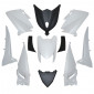 CARROSSERIE/CARENAGE MAXISCOOTER ADAPTABLE YAMAHA 530 TMAX 2012>2014 BLANC BRILLANT (KIT 11 PIECES) -P2R- 3700948075944