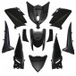 CARROSSERIE/CARENAGE MAXISCOOTER ADAPTABLE YAMAHA 530 TMAX 2012>2014 NOIR BRILLANT (KIT 11 PIECES) -P2R- 3700948075951