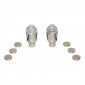 VALVE CAP-SCHRADER - REPLAY LIGHTNING (1 BLUE LED + 1 RED LED) (PAIR) 3700948075531