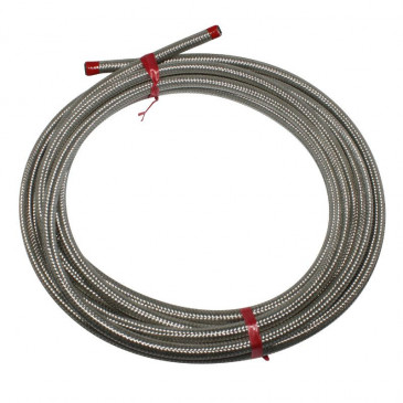 FUEL HOSE NBR 6x10.5 STAINLESS STEEL- 5M. (HYDROCARBONS+OILS - -SELECTION P2R- 3701213403011
