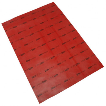 FEUILLE TOILE DE MEMBRANE CYCLO ADAPTABLE SOLEX ROUGE (210x300 mm) SELECTION P2R- 3701213410828
