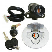 CONTACTEUR A CLE 50 A BOITE ADAPTABLE RIEJU 50 RS2 MATRIX 2006>/PEUGEOT XR6 (AVEC SERRURE DE SELLE + BOUCHON ESSENCE) -P2R- 3700948057865