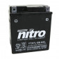 BATTERIE 12V 6 Ah NTX7L NITRO SLA SANS ENTRETIEN PRETE A L'EMPLOI (Lg114xL71xH131mm) (EQUIVALENT YTX7L-BS / AGM / GEL) 5414837156437