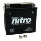 BATTERY 12V 6 Ah NTZ7S NITRO SLA MAINTENANCE FREE "READY TO USE" (Lg114xWd71xH106) (EQUALS YTZ7S / AGM / GEL)