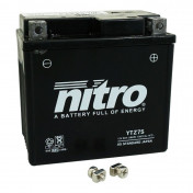 BATTERY 12V 6 Ah NTZ7S NITRO SLA MAINTENANCE FREE "READY TO USE" (Lg114xWd71xH106) (EQUALS YTZ7S / AGM / GEL)