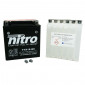 BATTERY 12V 14Ah NTX16-BS NITRO MF MAINTENANCE FREE-SUPPLIED WITH ACID PACK (Lg150xWd87xH159) (EQUALS YTX16-BS) 5414837002772