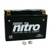 BATTERY 12V 8 Ah NT9B-4 NITRO SLA MAINTENANCE FREE "READY TO USE" (Lg150xWd69xH105) (EQUALS YT9B-4 / AGM / GEL)