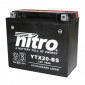BATTERY 12V 18Ah NTX20-BS NITRO MF MAINTENANCE FREE-SUPPLIED WITH ACID PACK (Lg175xWd87xH155) (EQUALS YTX20-BS) 5414837002796
