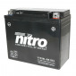 BATTERY 12V 18Ah NTX20L NITRO SLA MAINTENANCE FREE "READY TO USE" (Lg175xWd87xH155) (EQUALS YTX20L-BS / AGM / GEL) 5414837156406